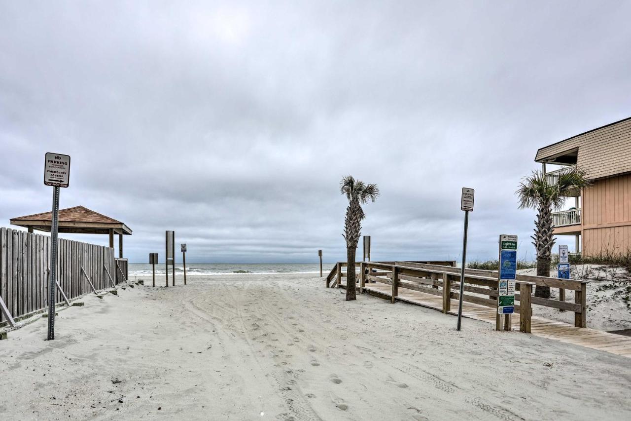 Breezy Murrells Inlet Condo With Deck Walk To Beach شاطئ ميرتل المظهر الخارجي الصورة